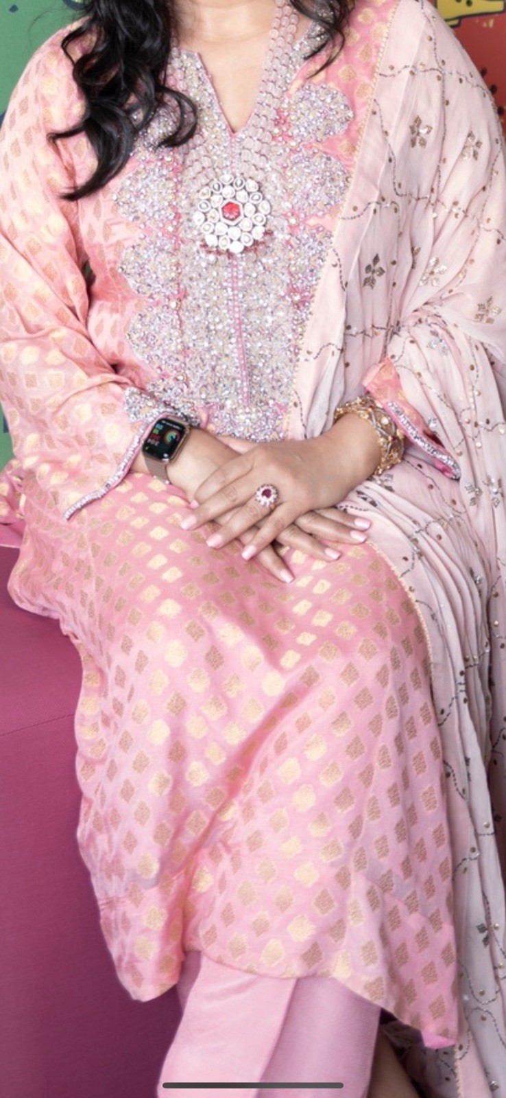 Custom Elan Farah Talib Aziz Suffuse Silk Hussain Rehar SALWAR KAMEEZ MARIA B