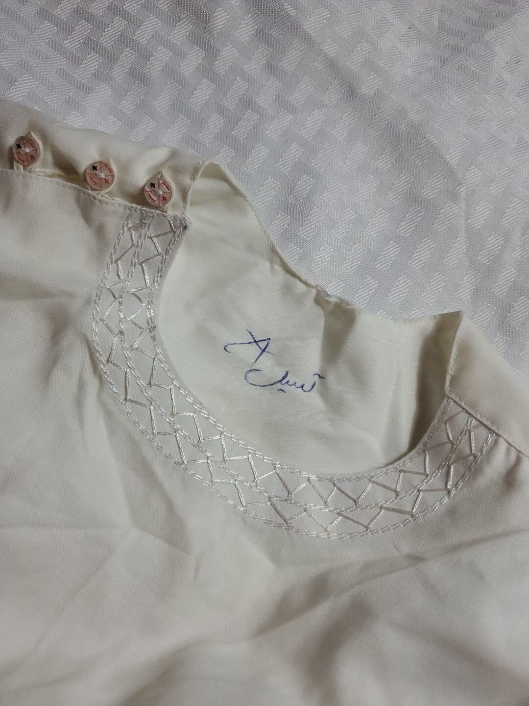 Kurta Salwar set Cotton Dabbang Pathani Cream Off White