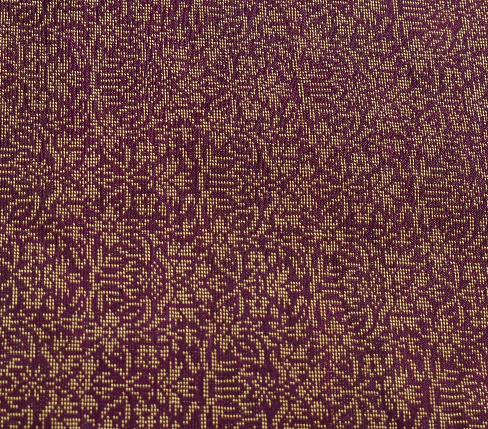 Sushila Vintage Dark Purple Saree Pure Silk All Over Woven Classy Sari Fabric