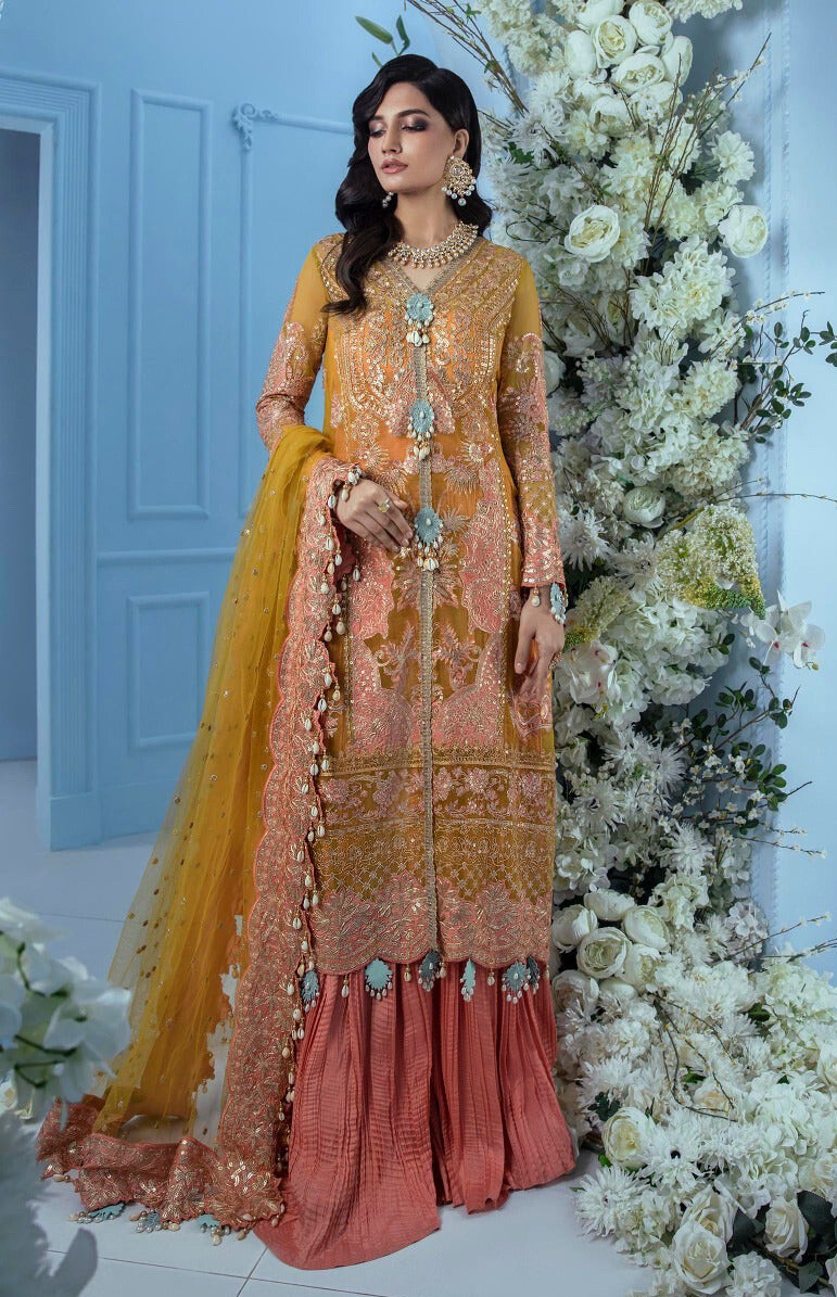 M/L Sana Safinaz Saira Shakira Maria B Farah Talib Aziz Suffuse SALWAR Kameez
