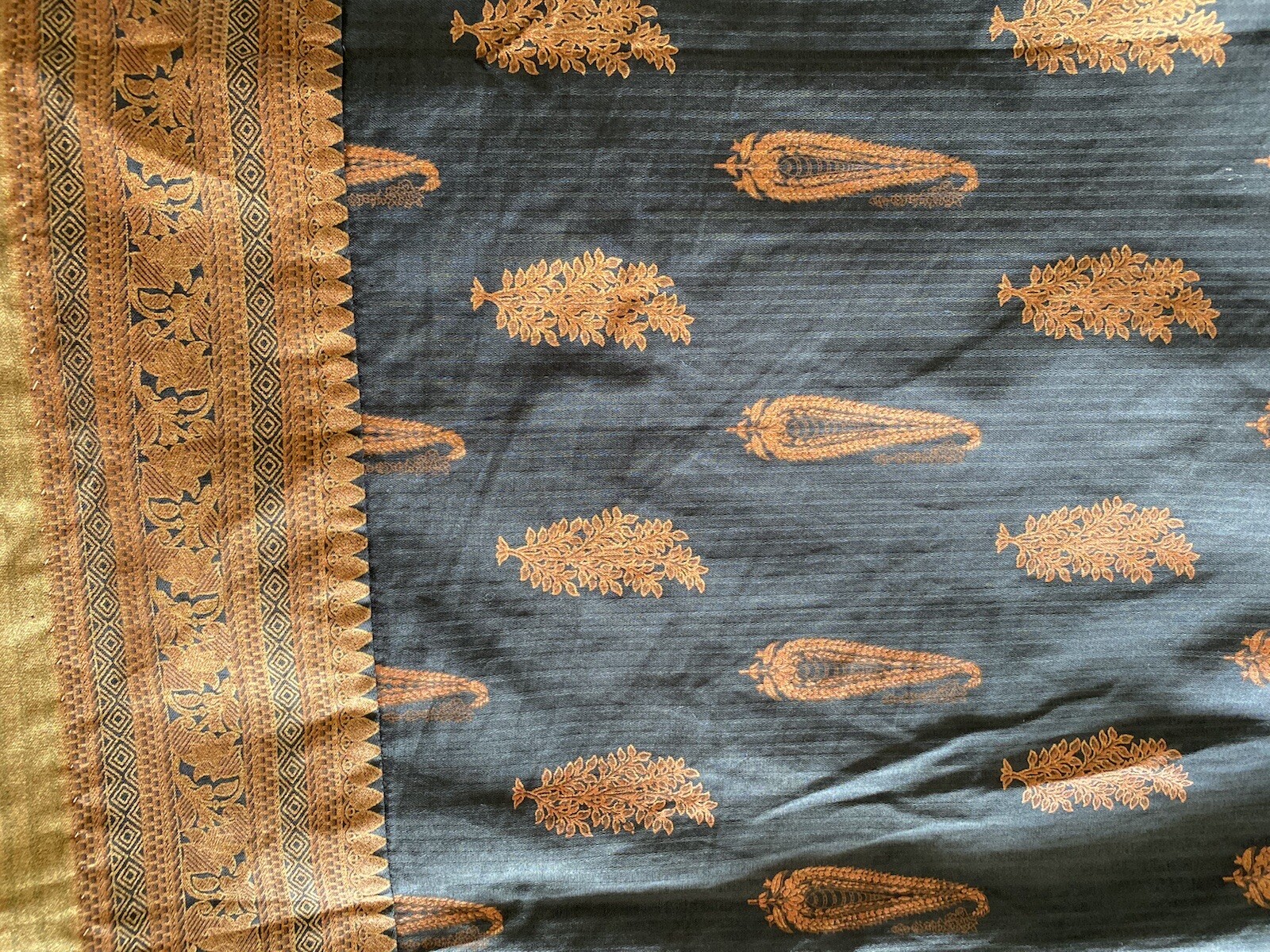 Pakistani/ Indian Original Branded Alkaram Festive Stitched -3Piece-Medium