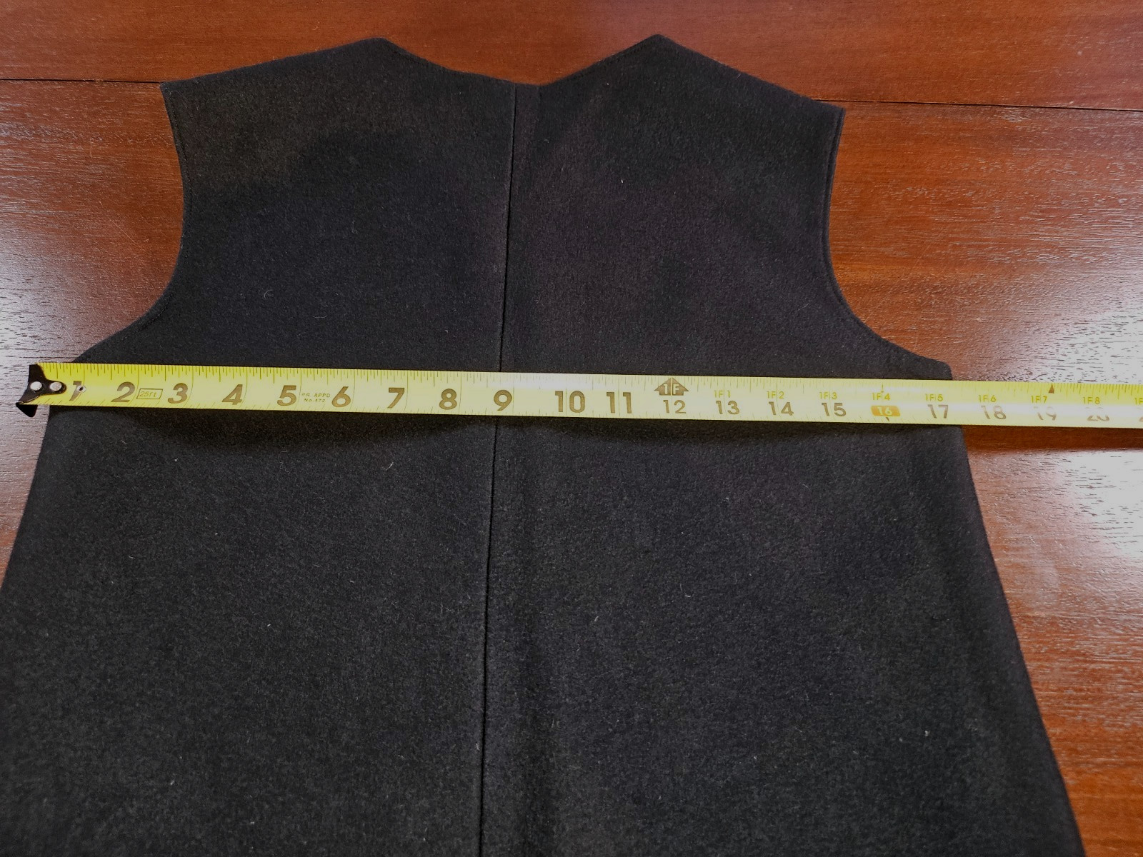 Vintage Black Wool Felt Paprika Flor Hand-Embroidered Hungarian Matyo Art Vest