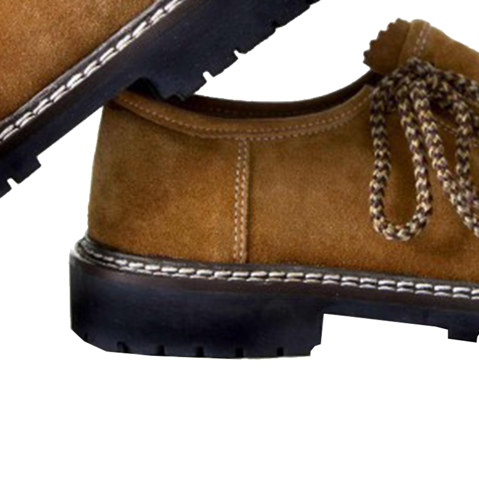 German Bavarian Boots Suede Leather Shoes Golden Brown Oktoberfest Party Outfit