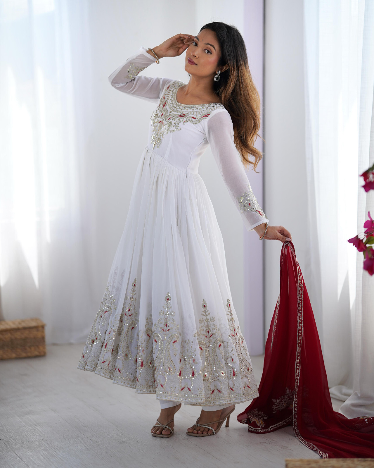 Women Dress Pakistani Salwar Kameez Readymade Suits Indian Wedding Party 3 Piece