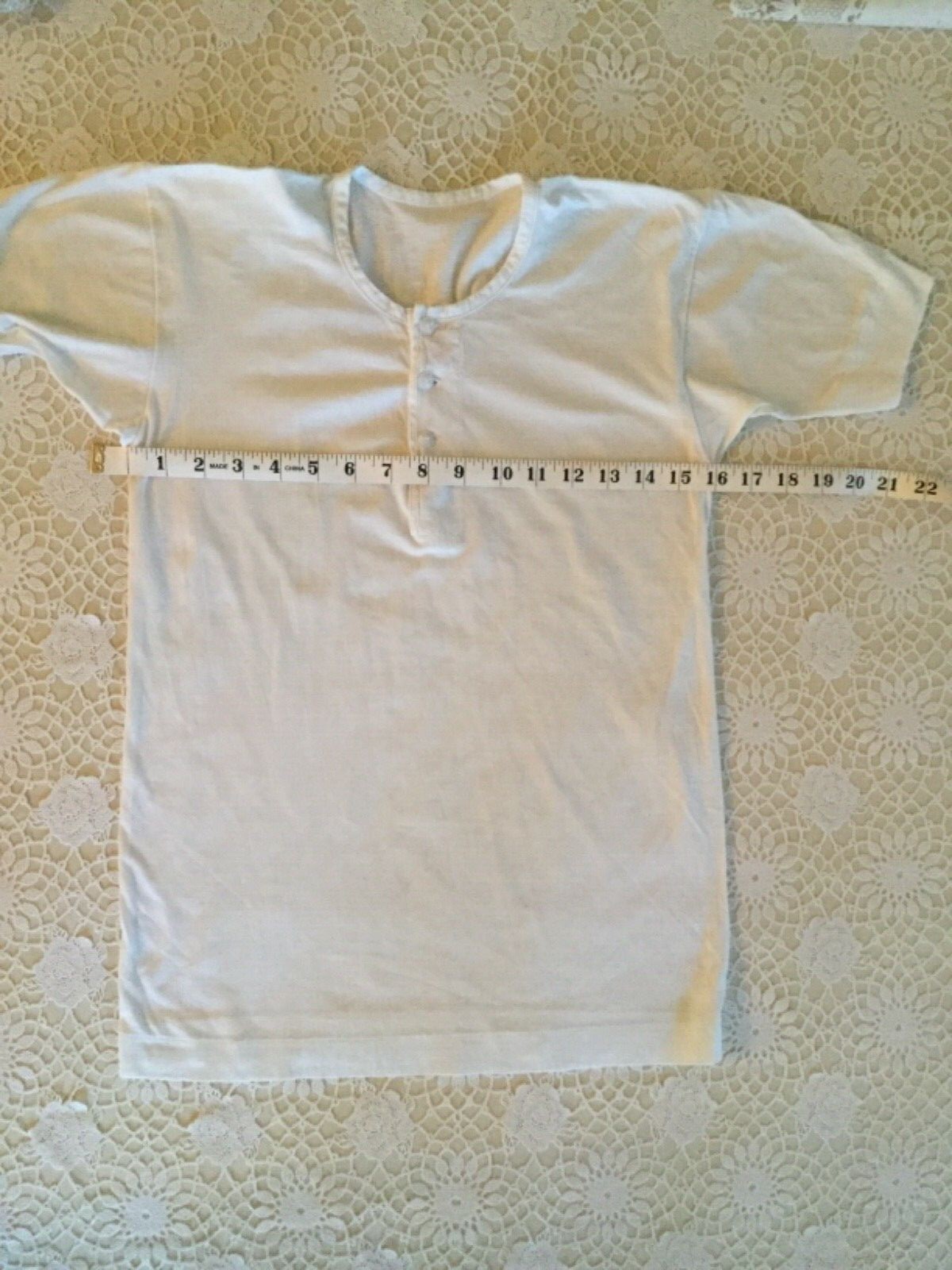 CAMI FADE CHINO, BOYS SHIRT for BARONG TAGALOG, MADE IN PHILIPPINES. XL CHEST-32