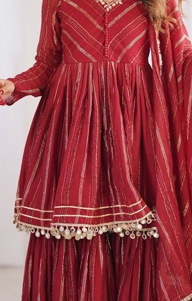 Fancy Collection Heavy Mal Chanderi Kurta Palazzo With Dupatta For Wedding