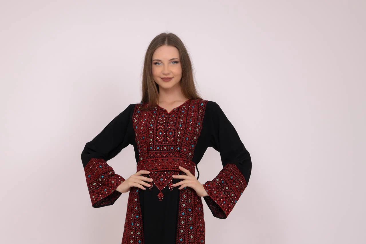 Tarif Thobe – Women’s Embroidered Dress, Perfect for Eid, Abaya, Ramadan