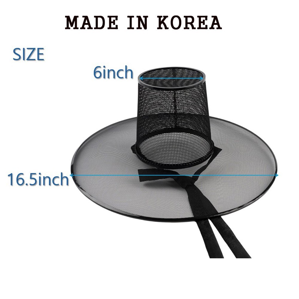 Traditional Korean hat GAT Joseon Dynasty costume for adult men saja boys