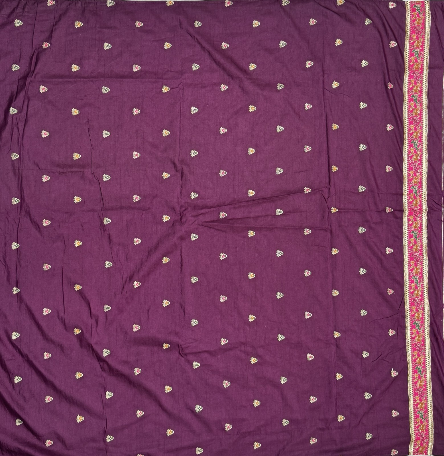 Designer Pashmina Silk Saree Wedding Haldi Mehndi Festival Saree
