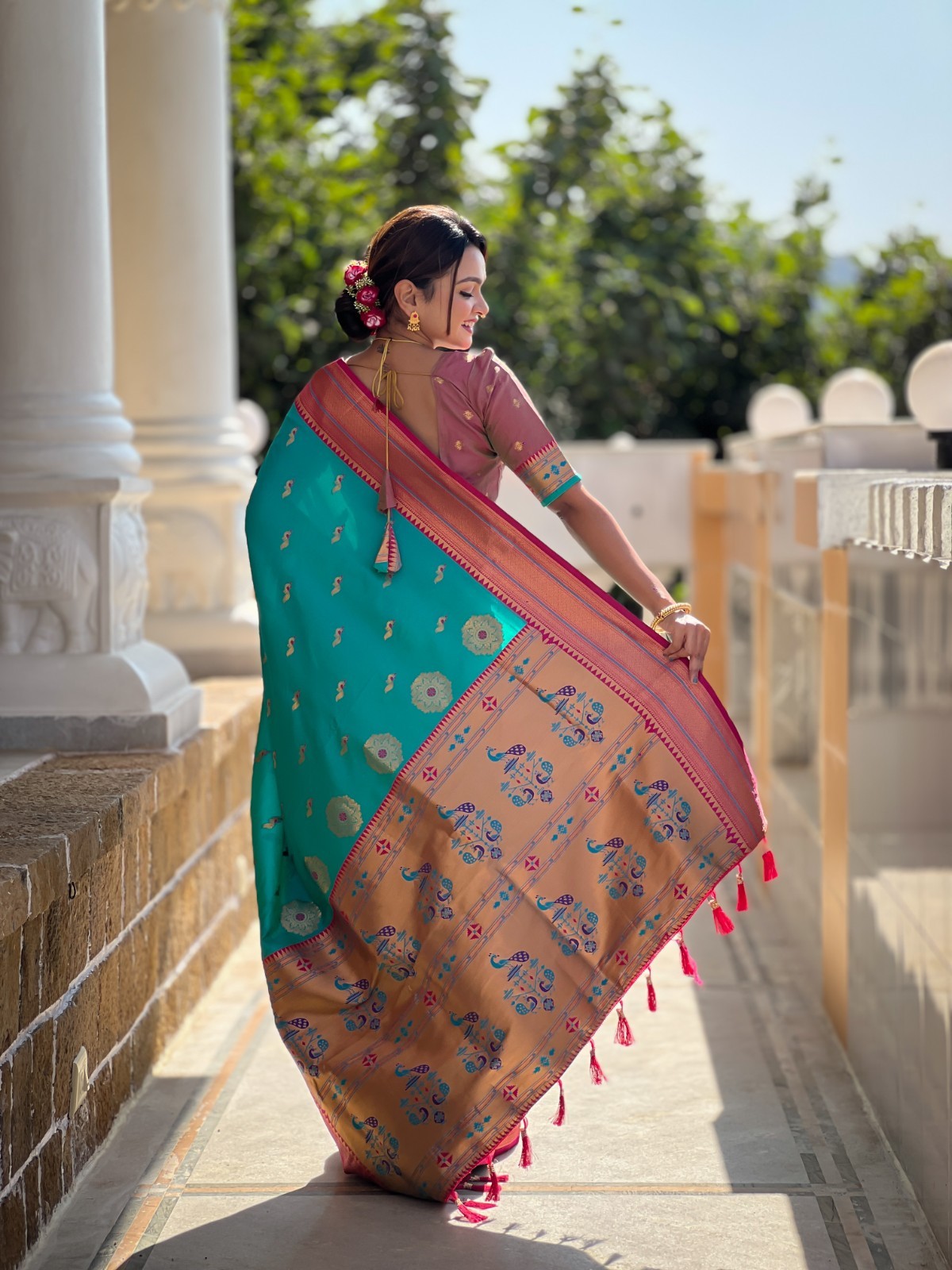 BOLLYWOOD FANCY NEW PARTY WEAR WEDDING BRIDAL ETHNIC SARI INDIAN SAREE PAKISTANI