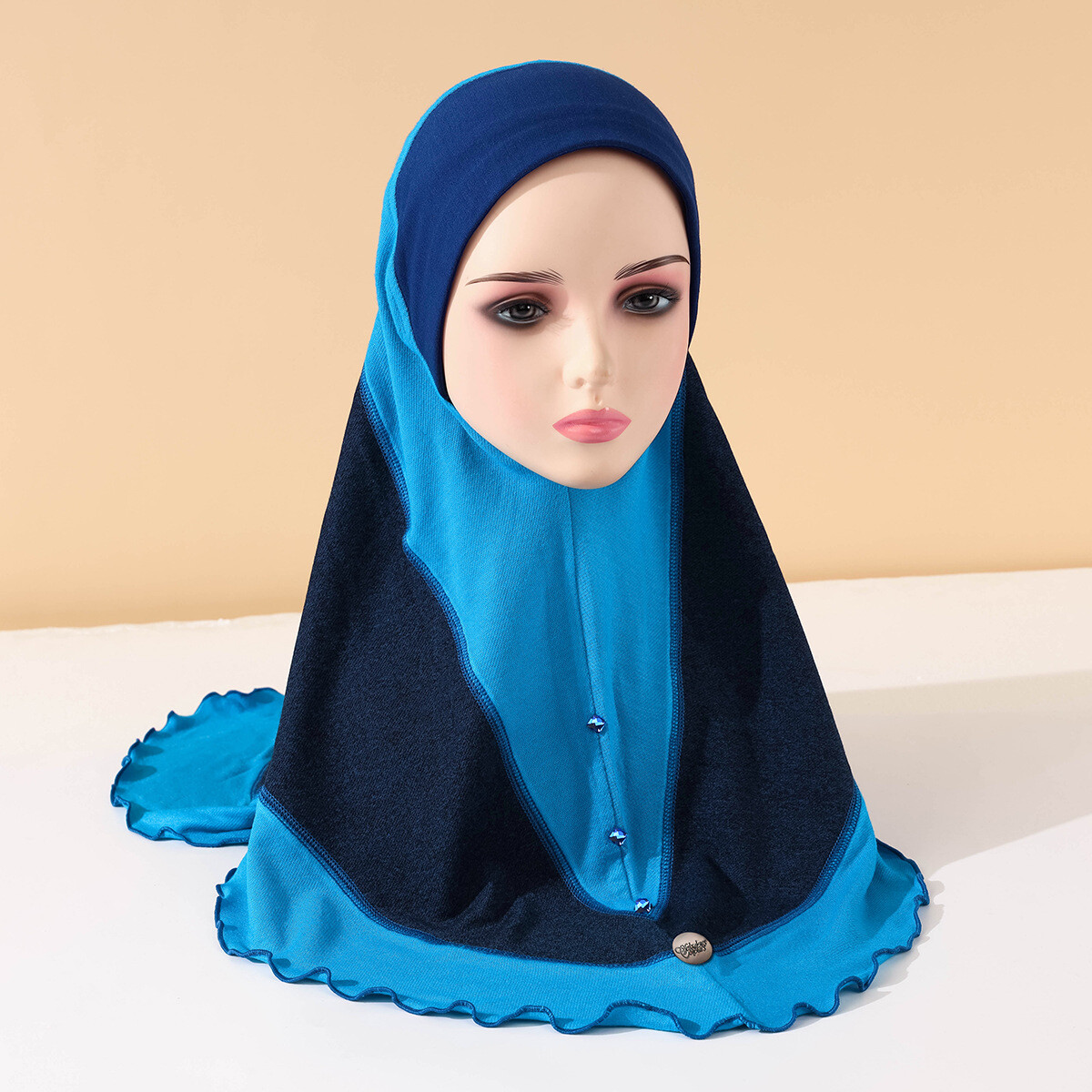 Fashion Women Scarf Muslim Wear Directly Instant Hijab Indian Patchwork Turban