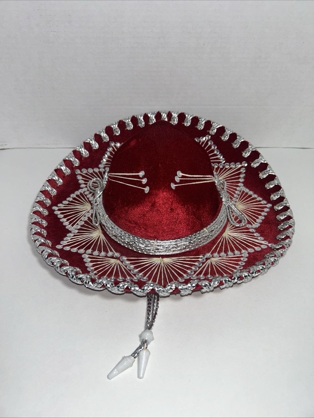 SALAZAR YEPEZ KIDS MARIACHI MEXICAN SOMBRERO HAT RED VELVET