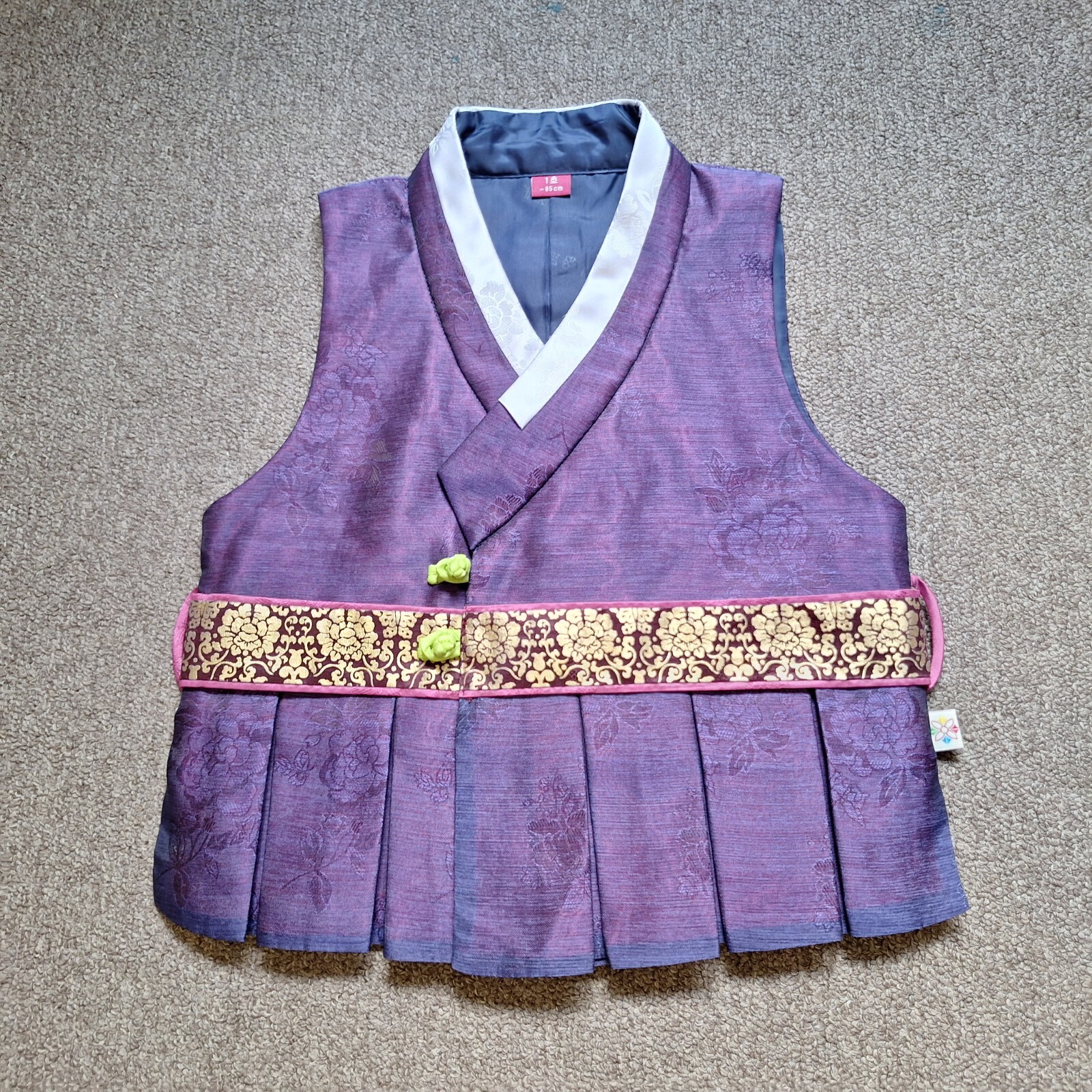 Baby Boys Korean Traditional Hanbok Toddler 1 – 2 Years Colourful Pants Top Set