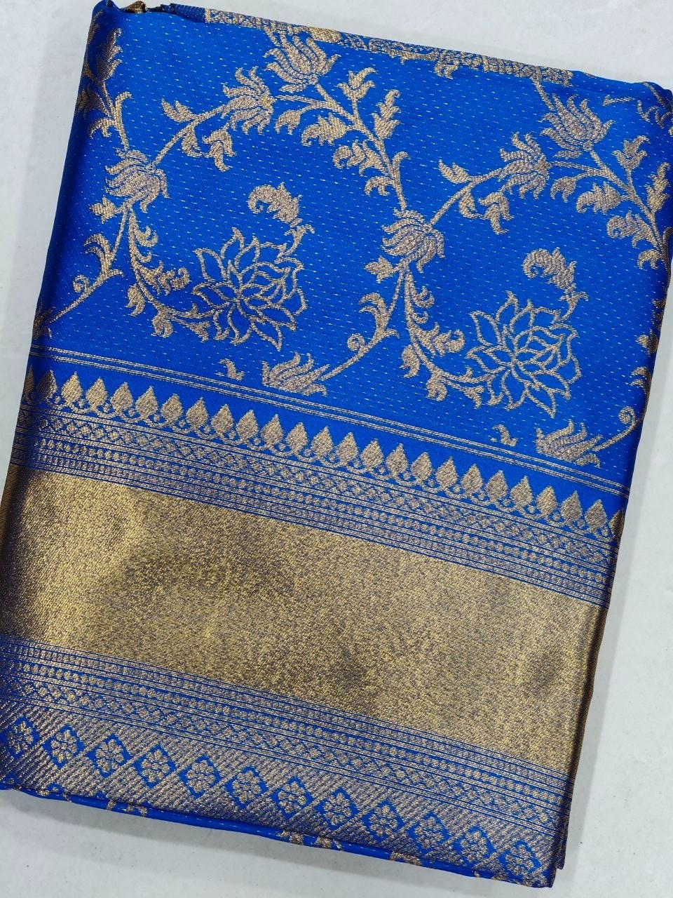 New Wedding Pure Banarasi Silk Saree Rich Zari Weaving Bridal Wear With Blouse