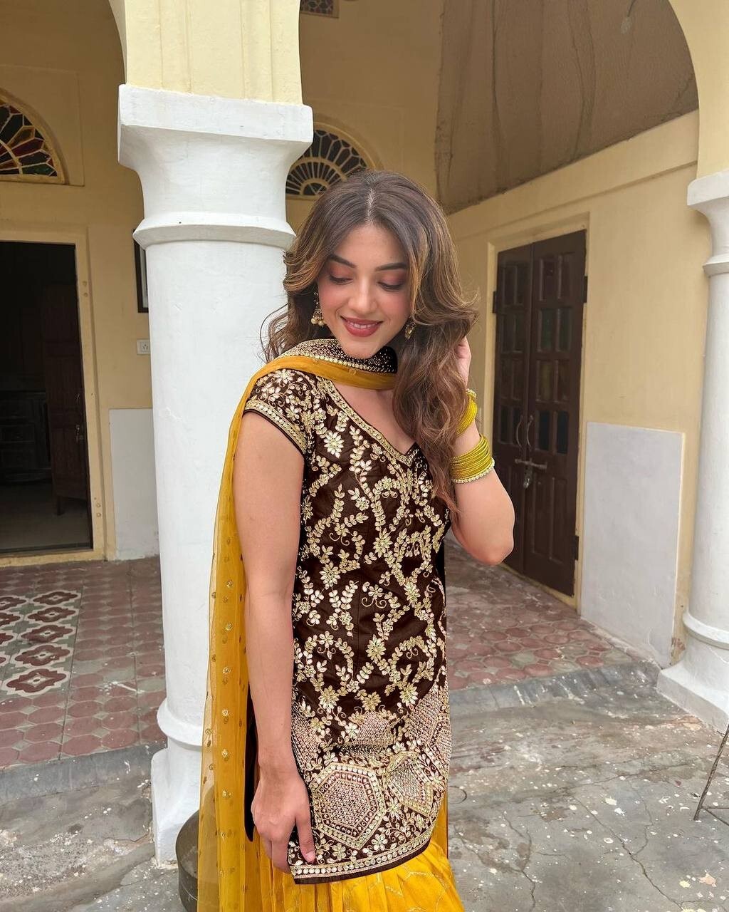 Presenting New Collection Vichitra Silk Patiala Suit For Women & Girls