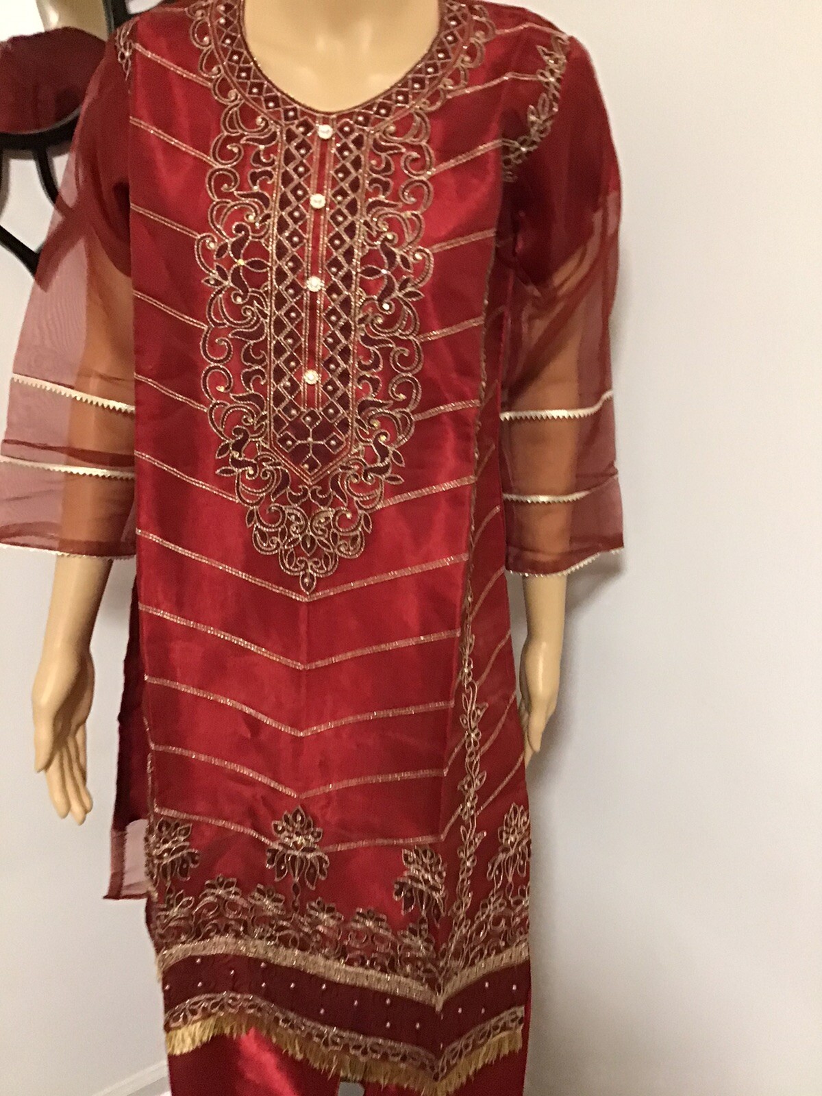 ETHNIC FANCY PARTY DESIGNER TRENDY SALWAR KAMEEZ 3PC SMALL