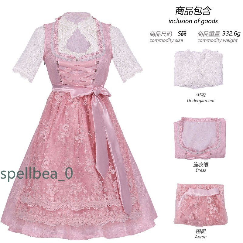 In Stock NEW Halloween Carnival Costumes Oktoberfest Germany Bayern Dress Stage