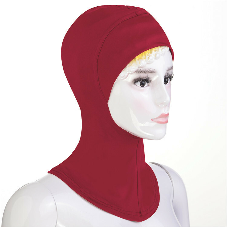 Ramadan Muslim UnderScarf Women Hat Cap Bone Bonnet Full Cover Hijab Amira Islam