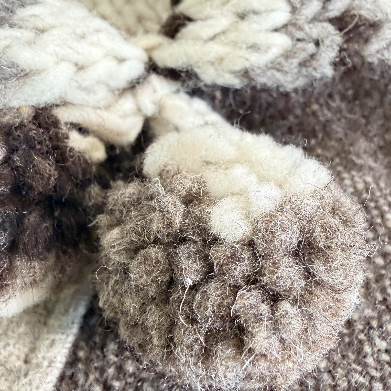 100 % Wool Handmade Cute Warm Girl Wool Poncho Made in Mexico