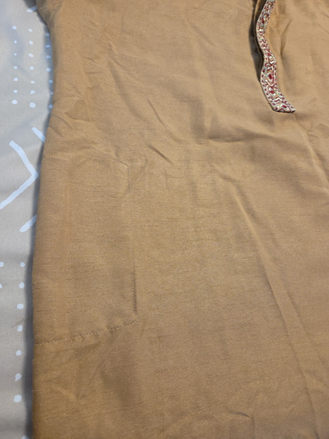 Mens Kurta Ethenic Party Wedding Emberoidery Collar Traditional