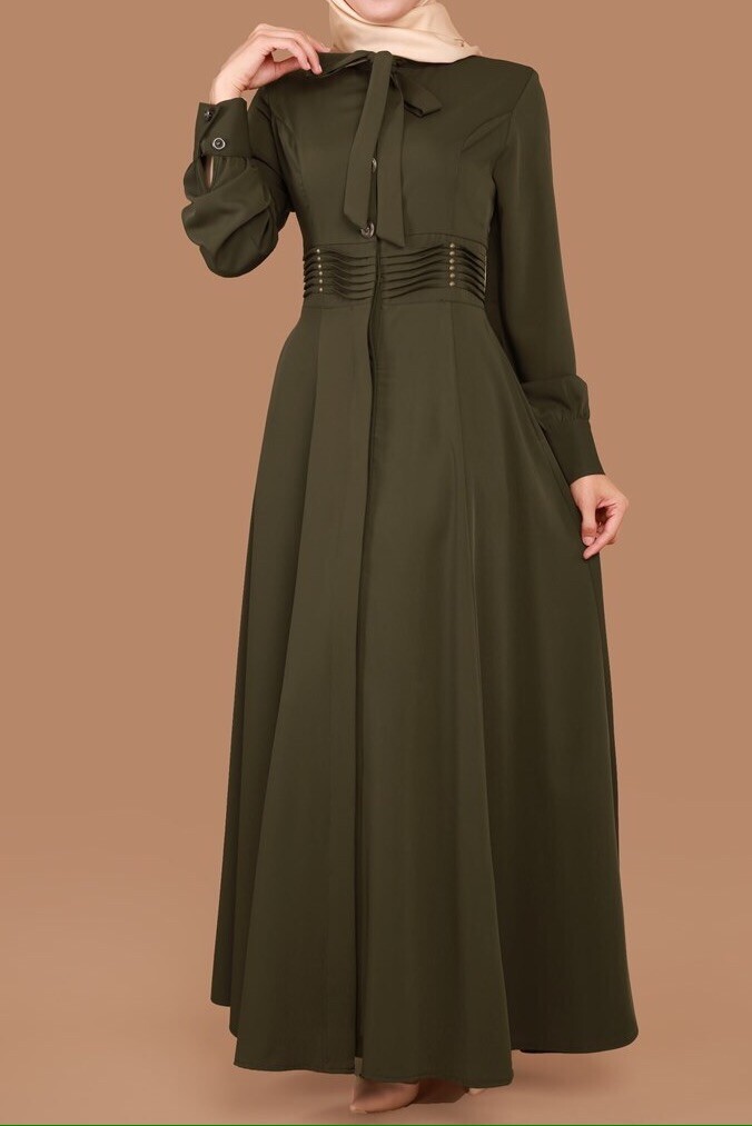 abaya dress size 38 Khaki