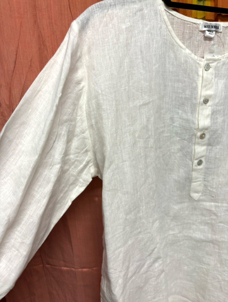 YOGANANDA SELF REALIZATION GIFT STORE MENS LONG KURTA TUNIC + SACHET LAKE SHRINE