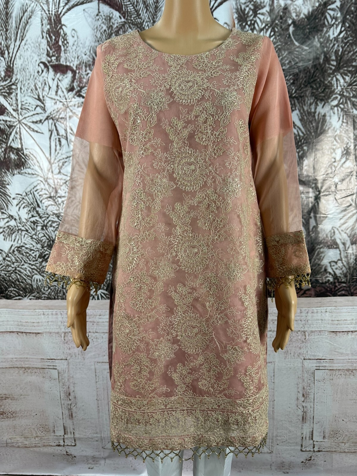 AL KARAM EMBROIDERED LAWN KURTI READY TO WEAR