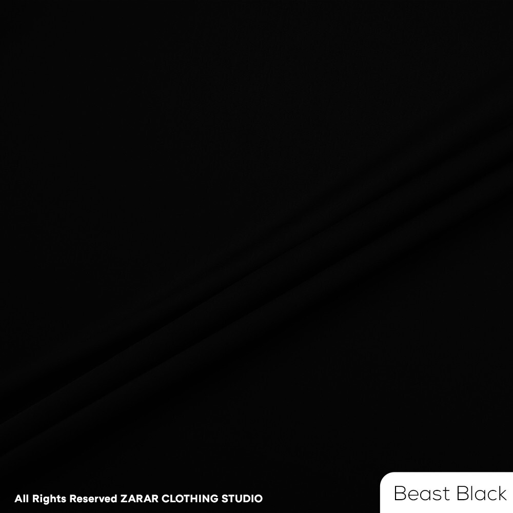 Stitched Beast Black (Cotton Supreme) | For Boys & Men | All Season