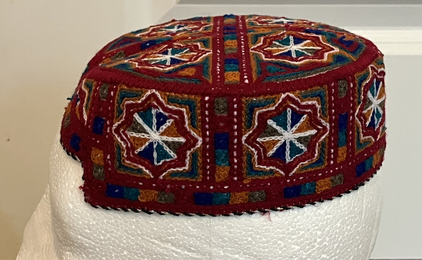 Traditional Sindhi/Balochi/Qandahari/Pashtoon embroided cap for men Sz 21 Islam