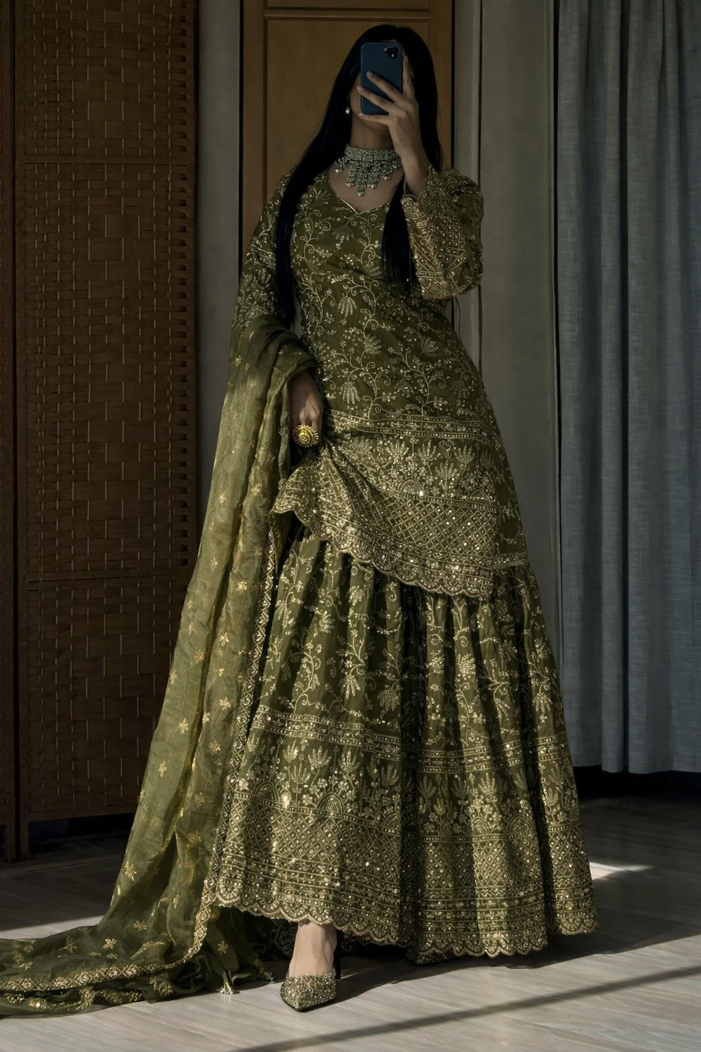 Pakistani Salwar Kameez Ready To Wear Fancy Palazzo Suit Party Bollywood Wedding