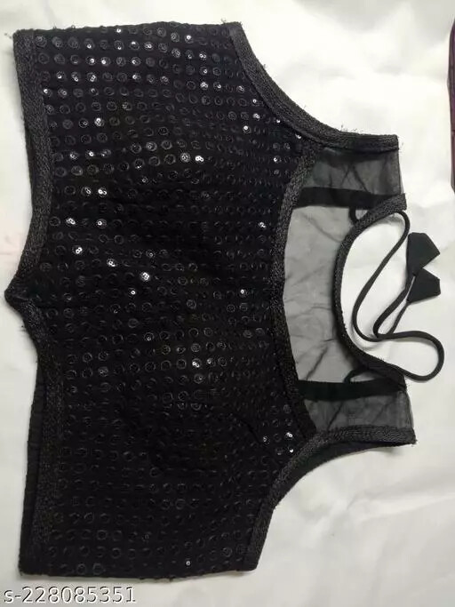 Indian Ready made New Party Wear Sequins net Blouse For Woman