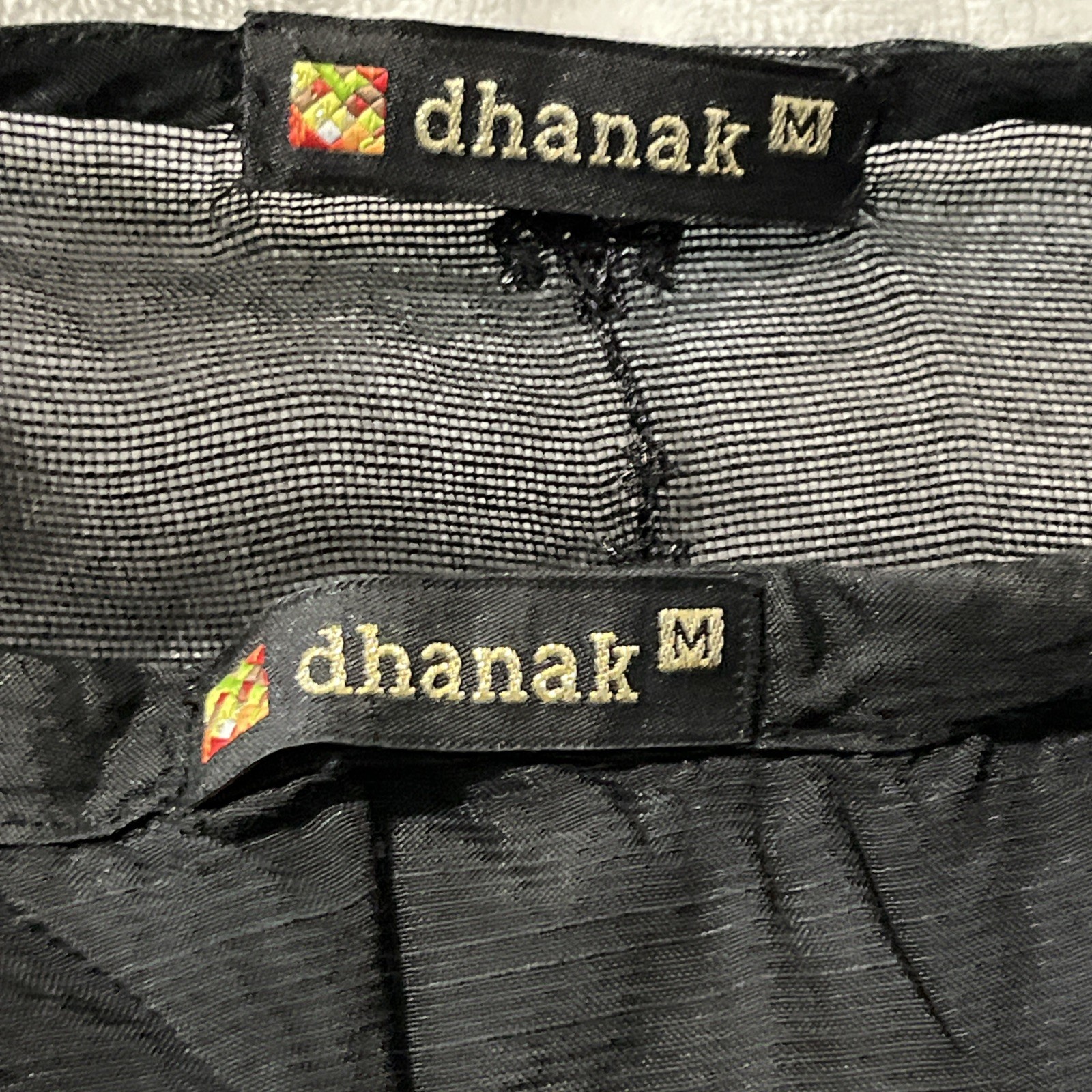 Dhanak Brpakistani M stitched Embroidered Sequin Work Hand Made Lace Shirt/Dress