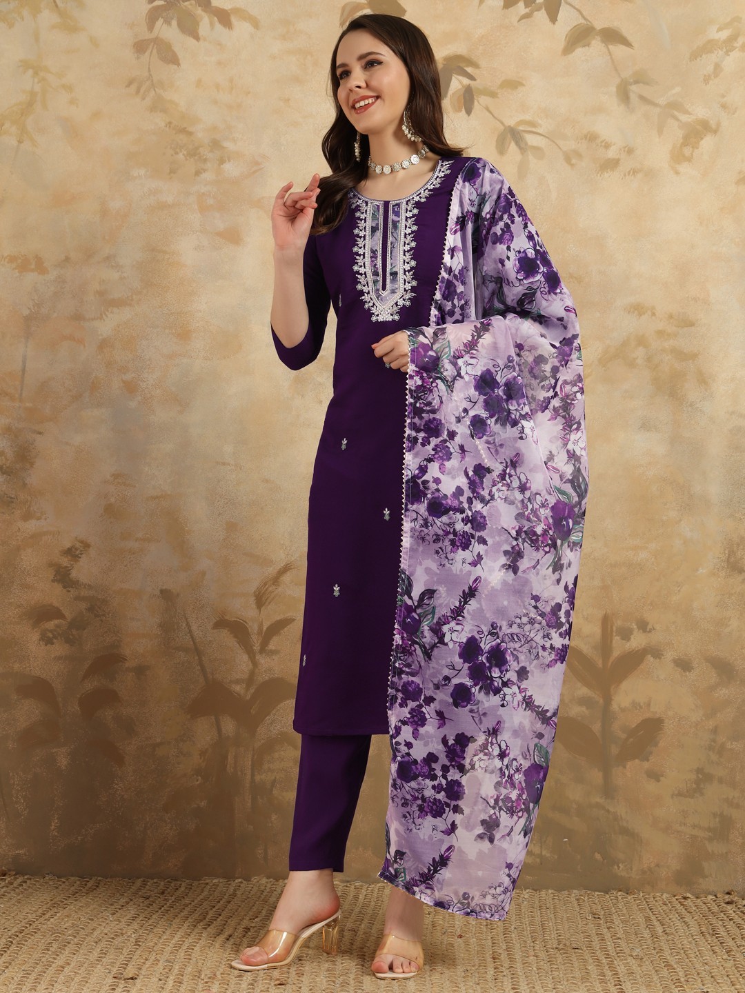 Bollywood Salwar Suit Kurti Indian Women Designer Kurta Pant Dupatta Set Dress