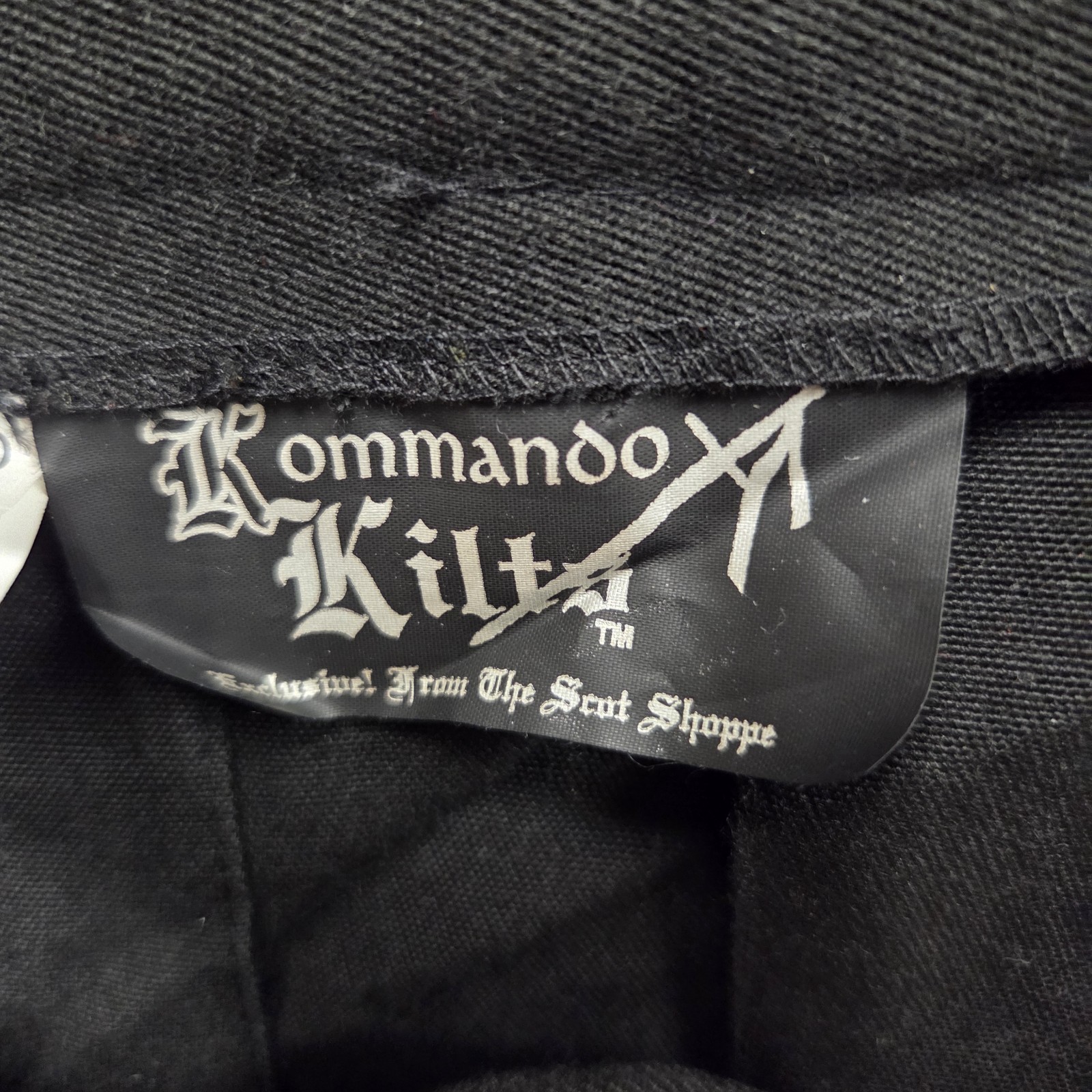 Kommando Kilts Wrap Skirt Aize 38/40 Size Large Cotton