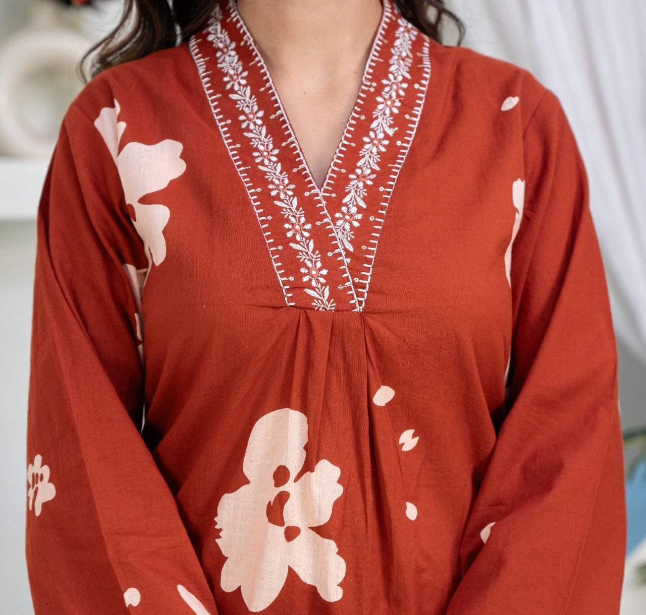 Plus Size Stitched Kurta Palazzo Dupatta Set, Women’s Pakistani Salwar Kameez