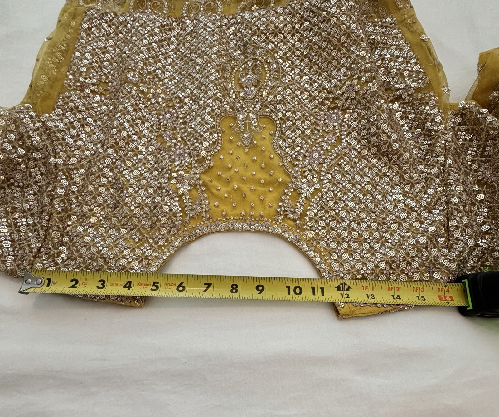 original FAIZA SAQLAIN size XL / XXL BUST 23” / 46” Fancy Salwar KAMEEZ “NEORA”