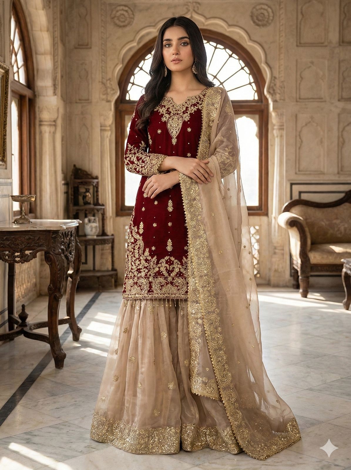 SALWAR KAMEEZ PAKISTANI INDIAN WEDDING PARTY WEAR DRESS BOLLYWOOD SUIT SHARARA