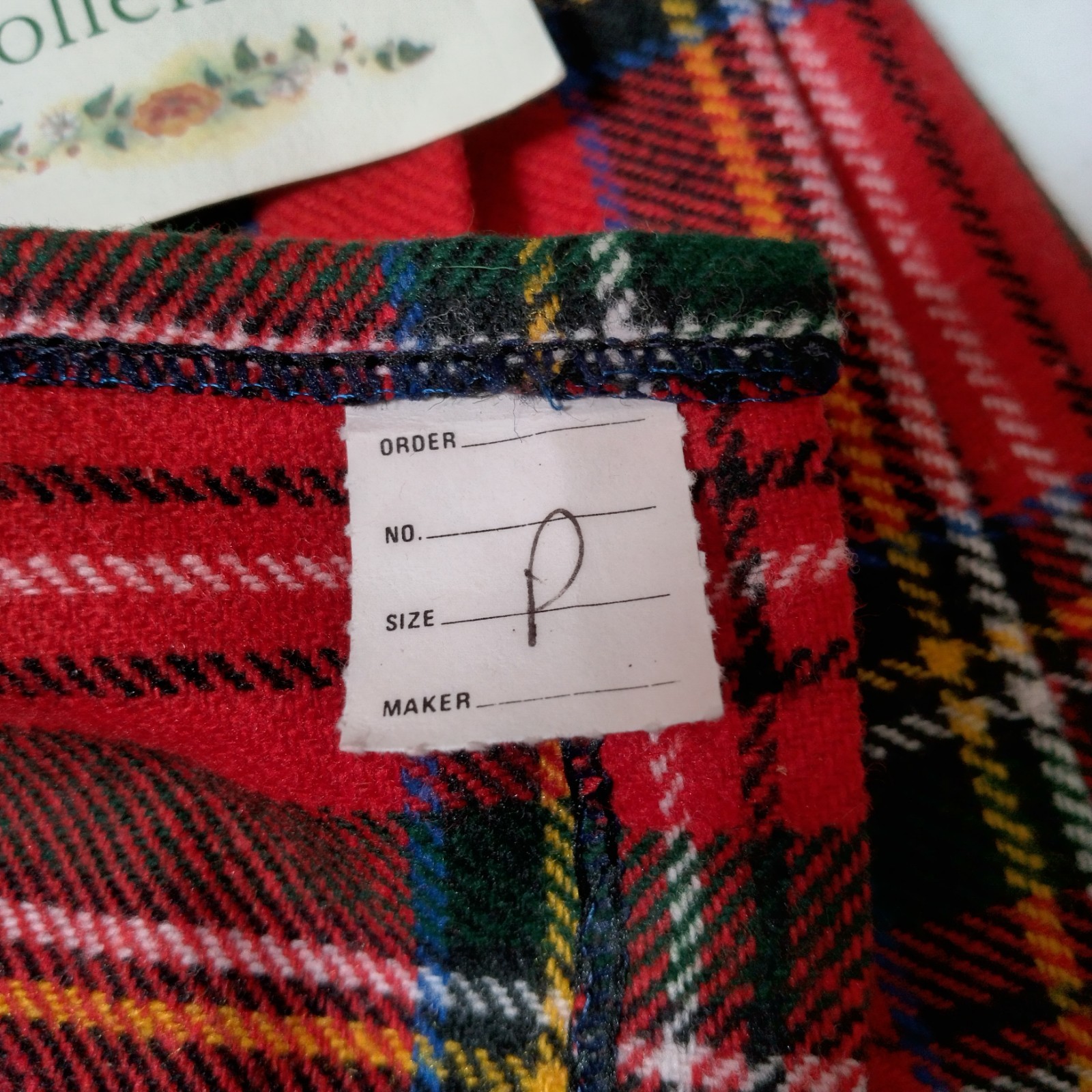 Blarney Woolen Mills Scottish Kilt Youth Size 26 Royal Stewart Tartan Red Skirt