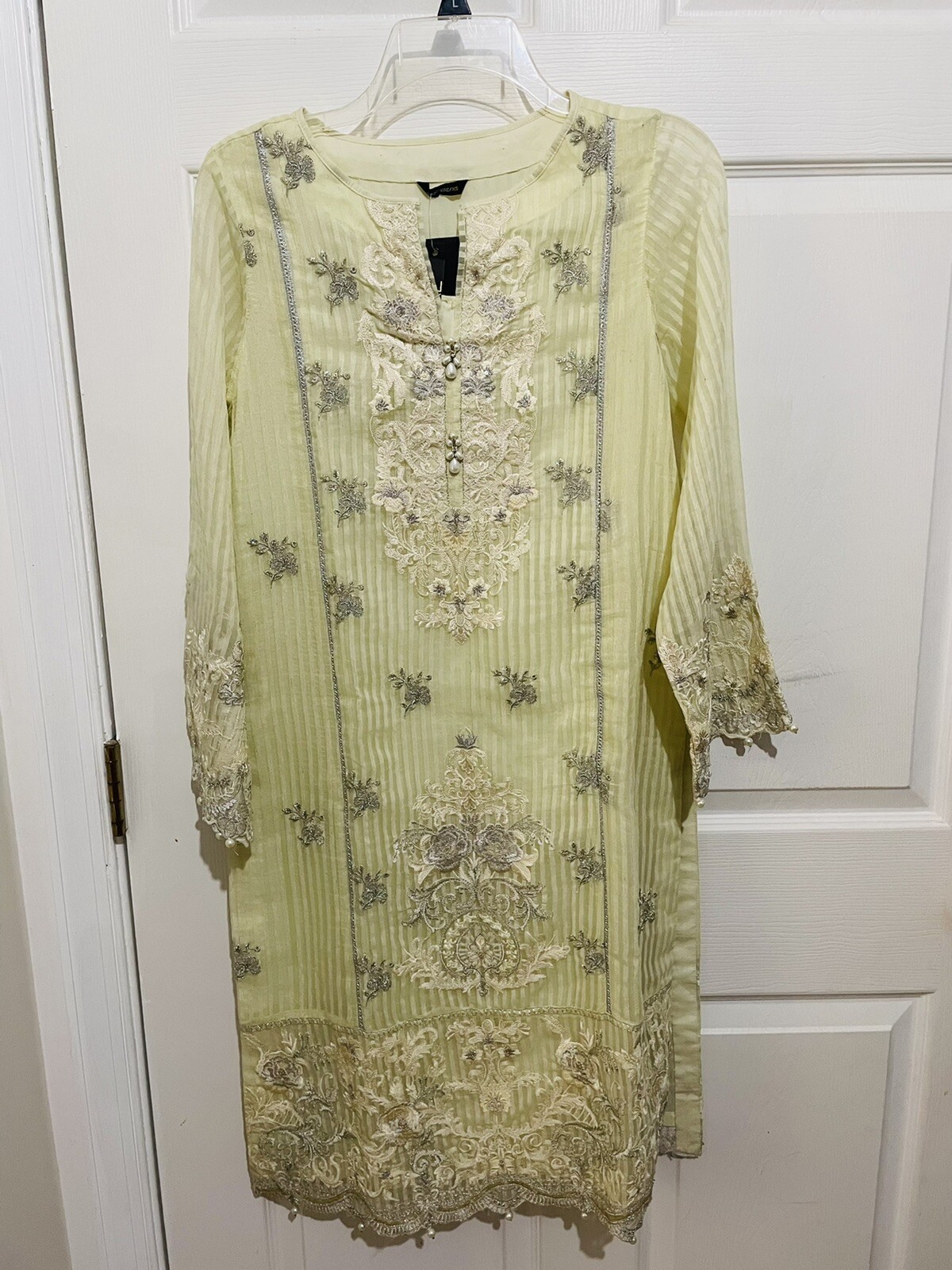 Pakistani/Indian Shalwar kameez Sapphire Small party Wear