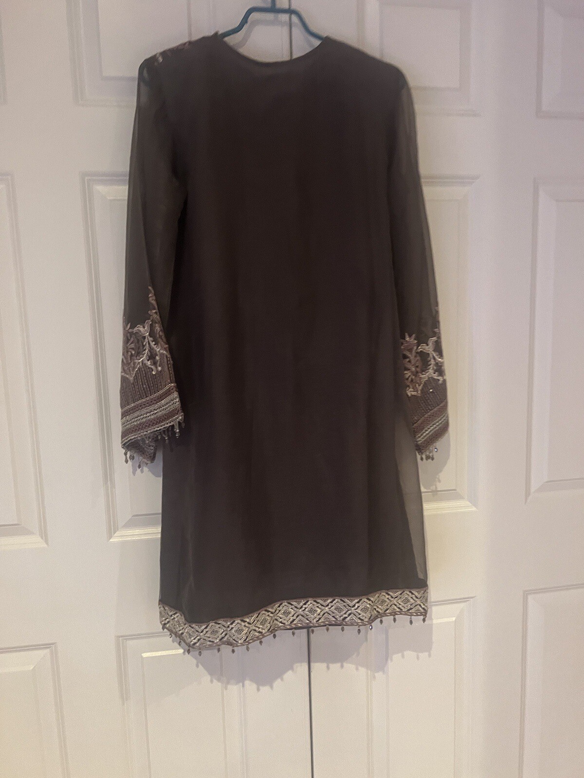 Desi Pakistani Baroque 2 piece Outfit Medium Size Free Shipping