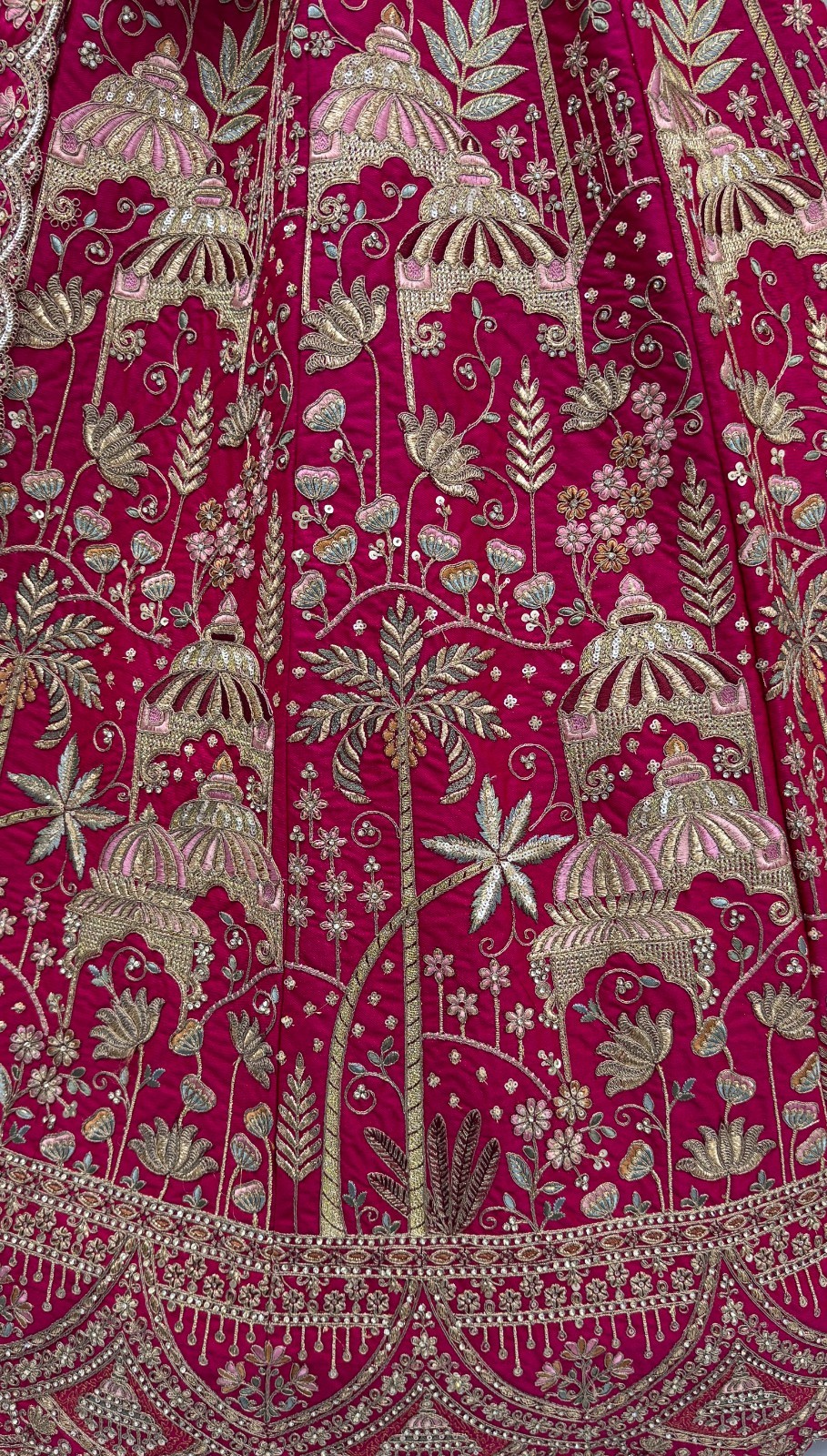 Silk Lehenga Choli Dori Thread Sequins Wedding Reception Party Outfit