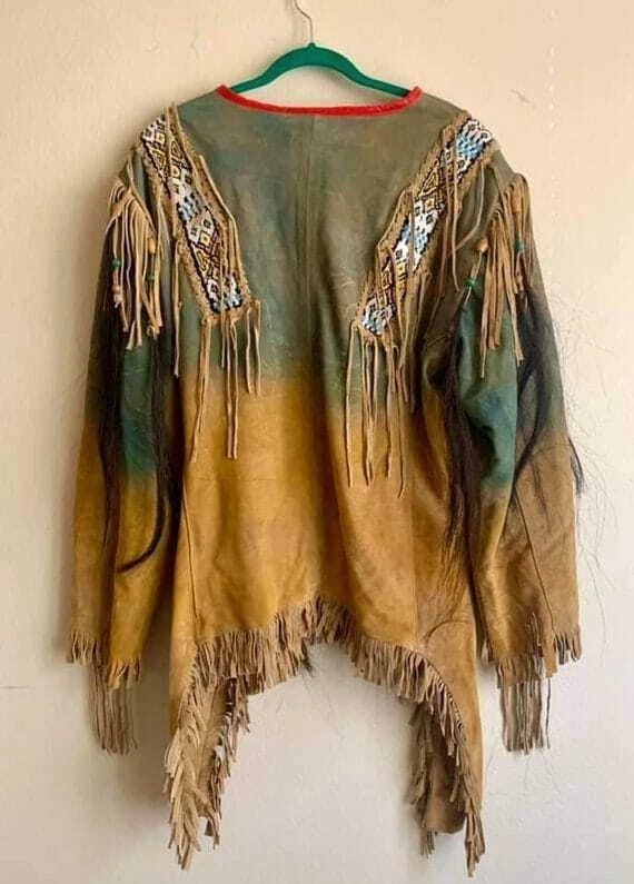 Plains Beaded War Shirt, Old Native American Tasseled War Shirt, Pow Wow Outfit