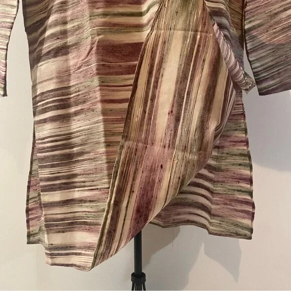 Readymades Horizontal Stripe Medium Weight Kurta