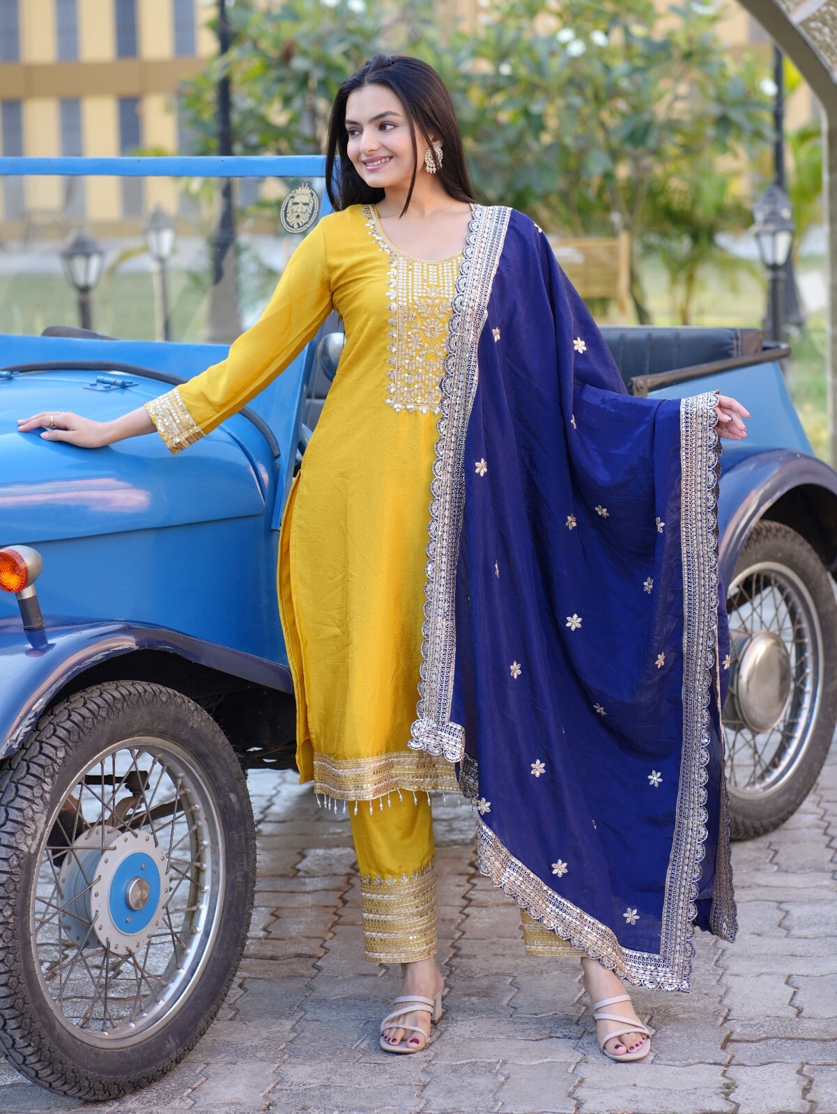 Premium Designer Faux Georgette Salwar Kameez With Dupatta For Women & Girls