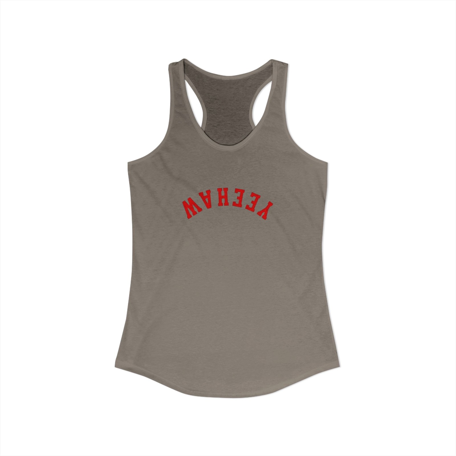 Upside Down Yeehaw Tank | Women’s Racerback Tank