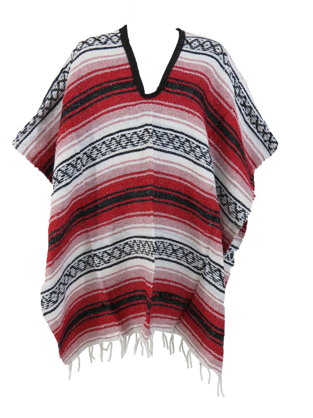 Traditional Mexican Poncho San Carlos Unisex