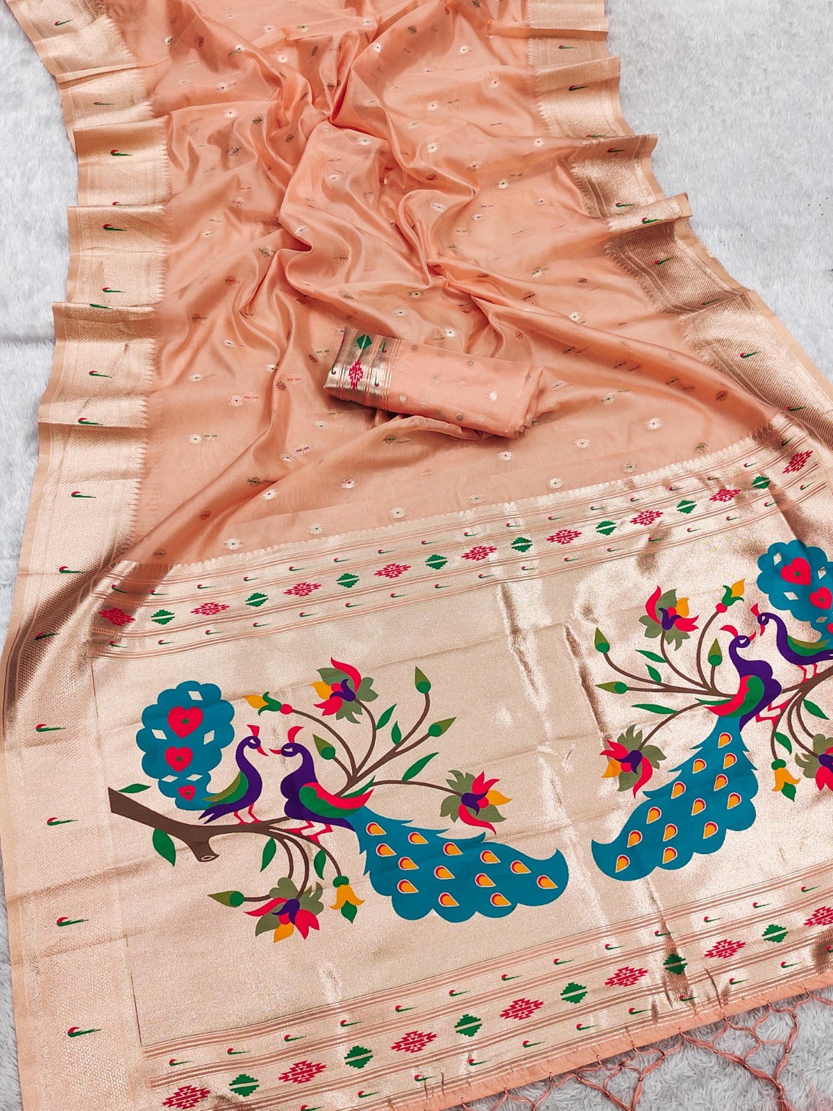 Soft Silk Bollywood Designer Fancy Saree Party Indian Wedding Saree
