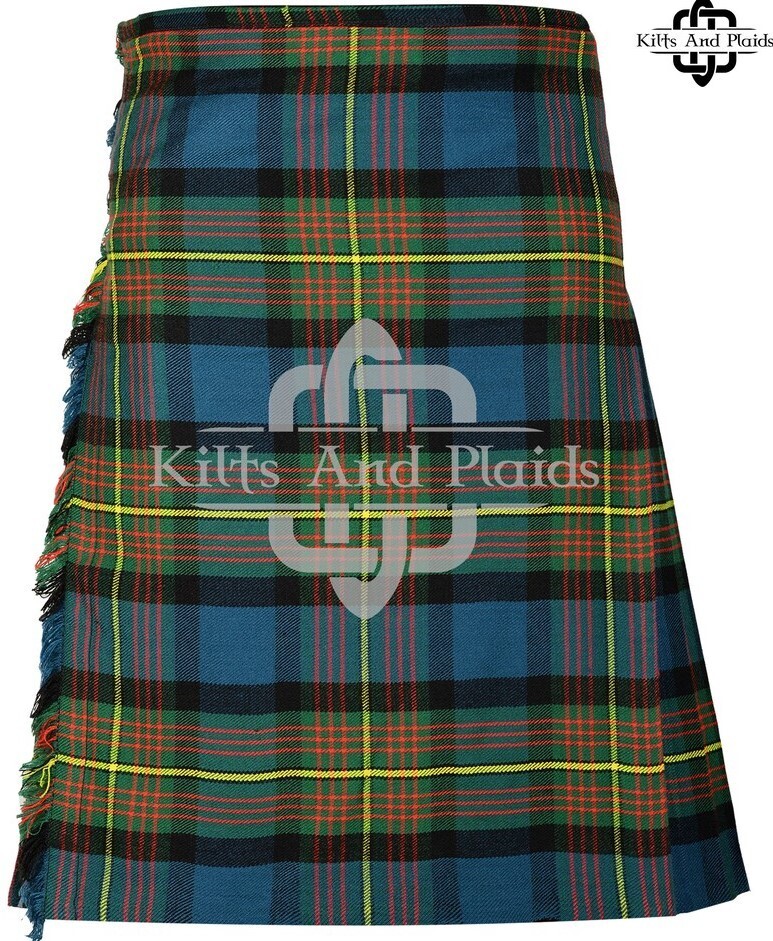 Muir / Moore Tartan Scottish 8 Yard Kilt – Traditional Highlander Kilt for Men