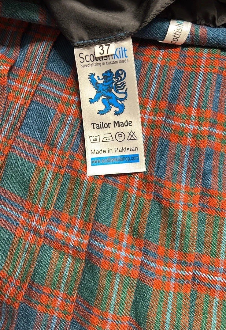 MacIntyre Ancient Bespoke Kilt (waist 37” Length 24”)