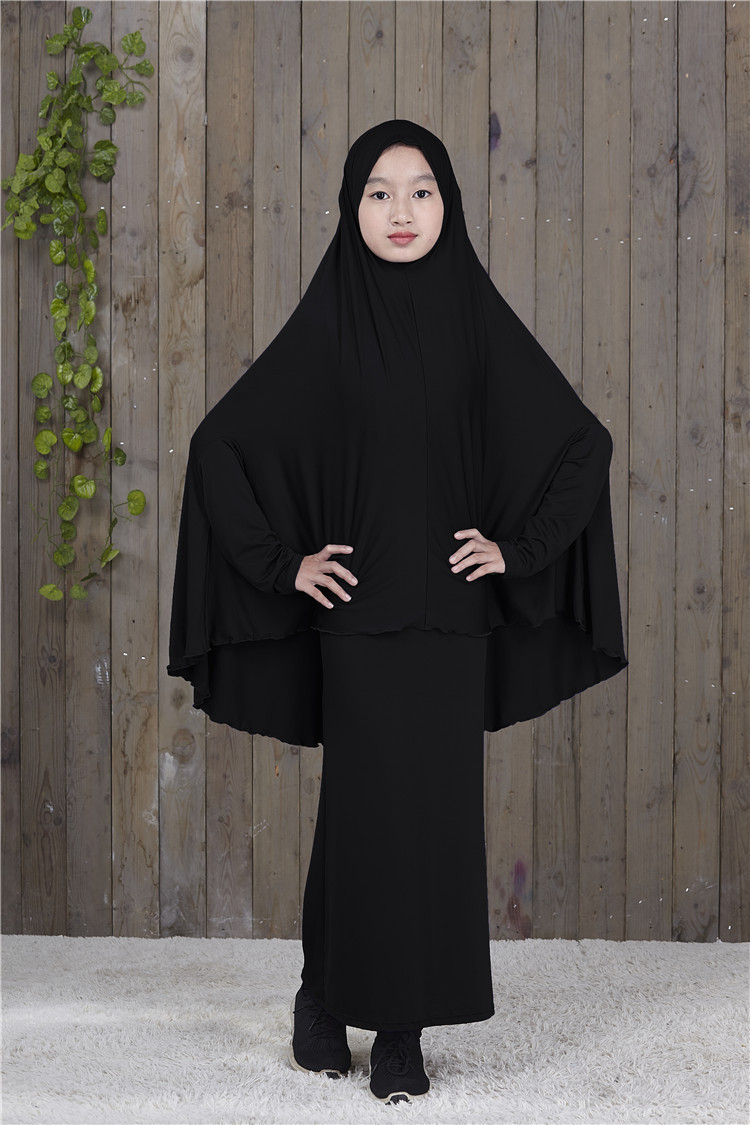 Dubai Muslim Women Prayer Large Overhead Clothes Pullover Hijab Long Maxi Dress